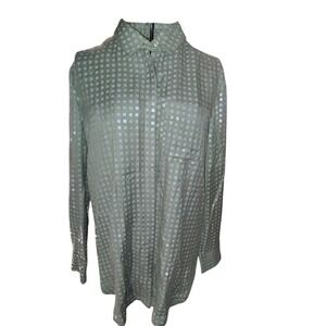 Maeve By Anthropologie Sequin Button Up t